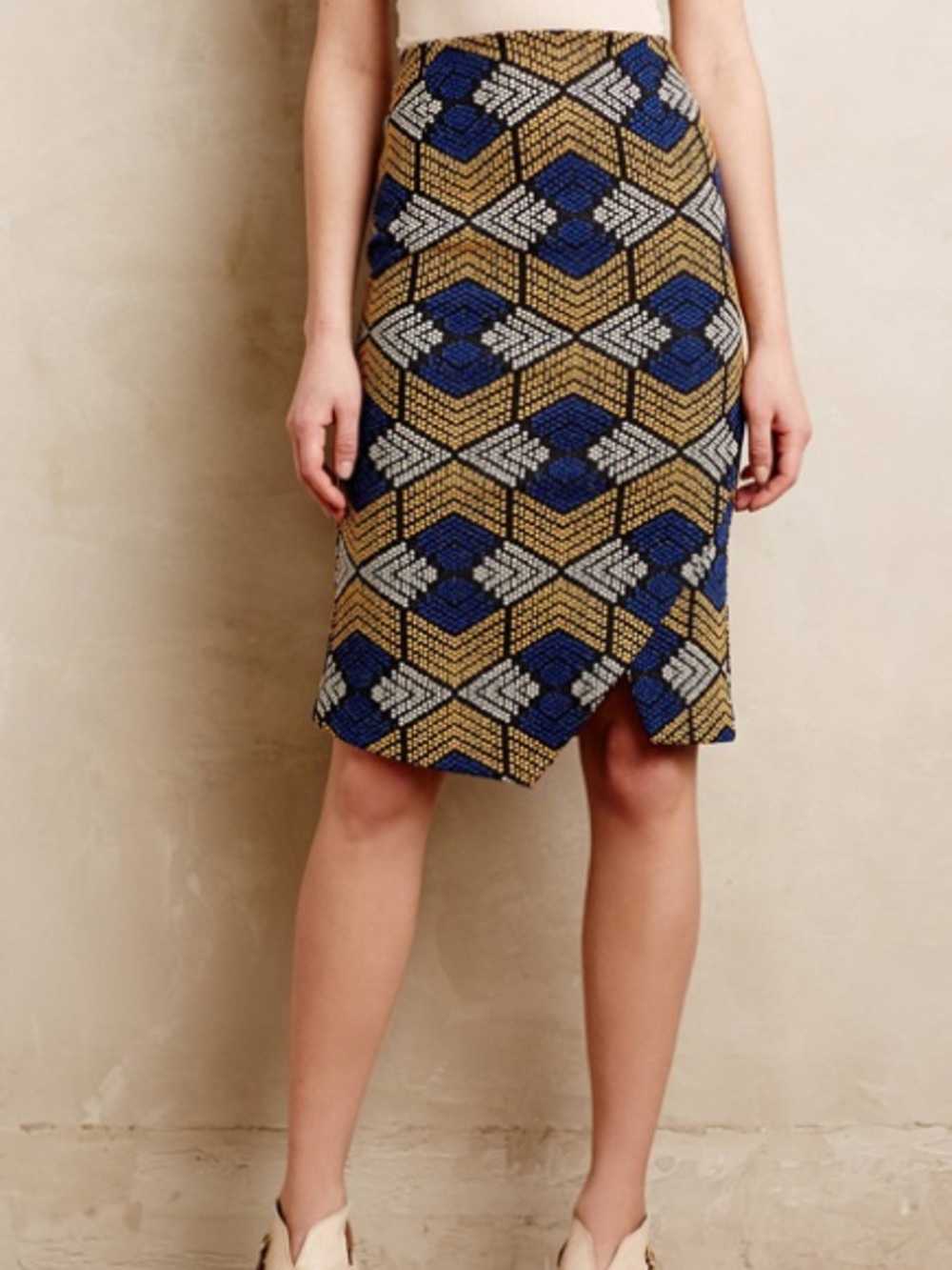 Anthropologie Maeve Kanara Knit Pencil Skirt
